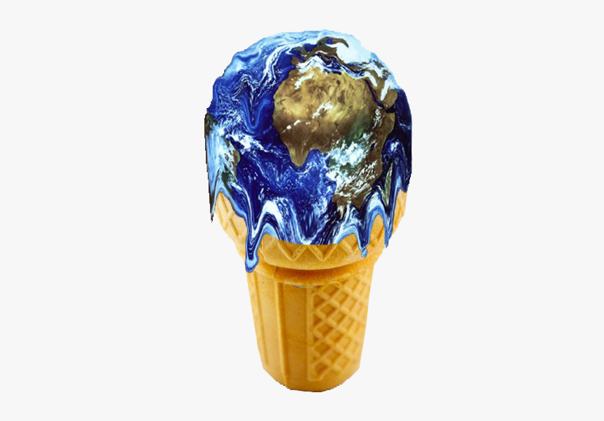 Depiction Of The Earth As Ice Cream Because Of Global, HD Png Download, Free Download