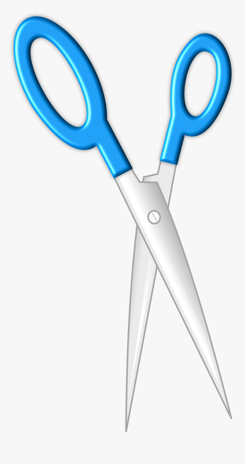 Blue Scissor , Png Download, Transparent Png, Free Download