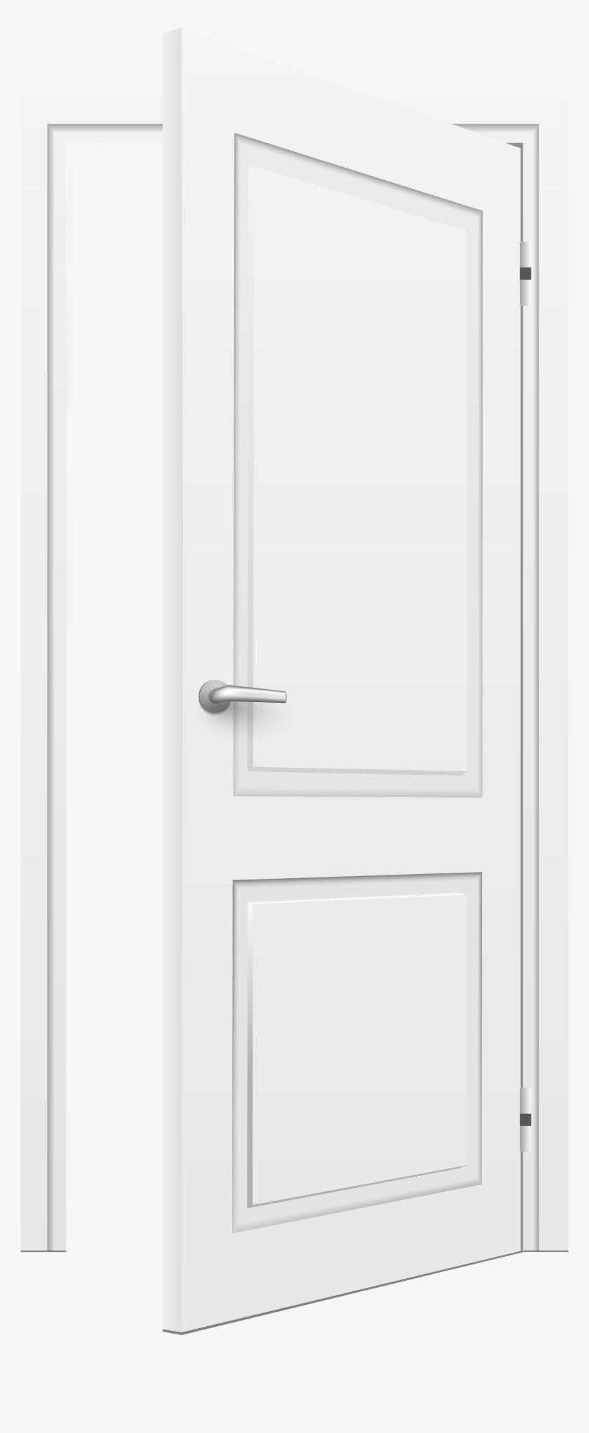 Open Door White Png Clip Art, Transparent Png, Free Download