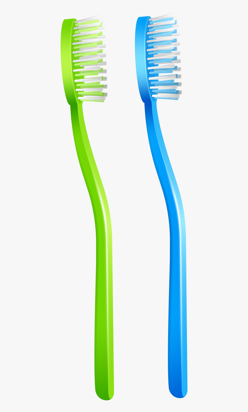 Free Png Green Blue Toothbrush Png Images Transparent, Png Download, Free Download