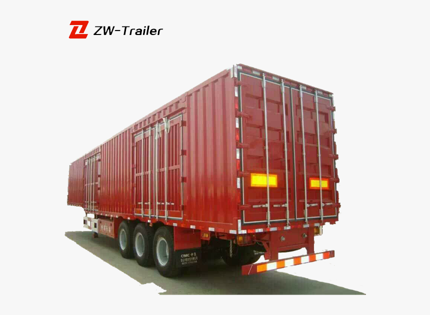 Box Semi Trailer With Side Open Door For Bulk Cargo, HD Png Download, Free Download