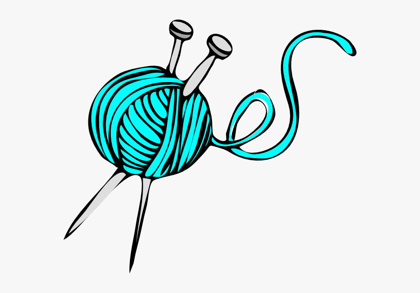 Turquoise Yarn Clip Art, HD Png Download, Free Download