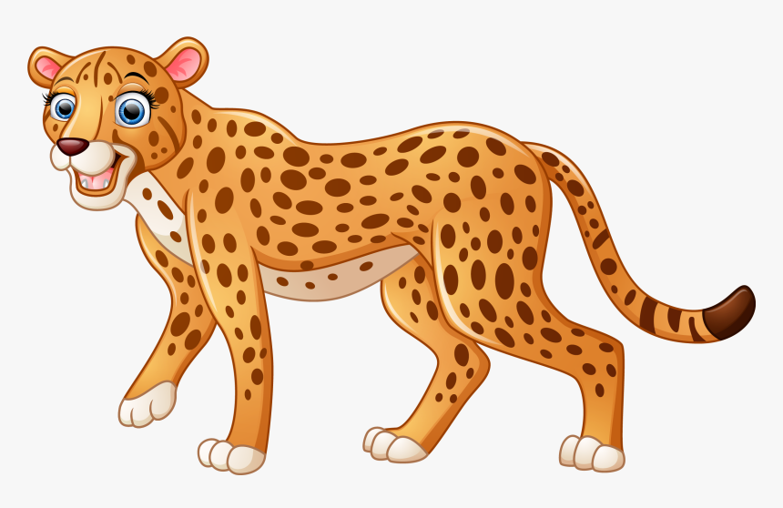 Drawn Leopard Puma, HD Png Download, Free Download