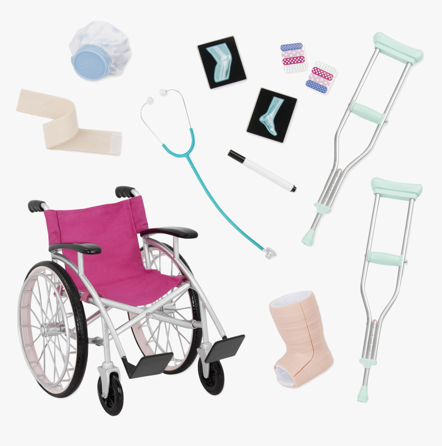 Heals On Wheels Medical Accessories All Components - Our Generation Heals On Wheels, HD Png Download, Free Download