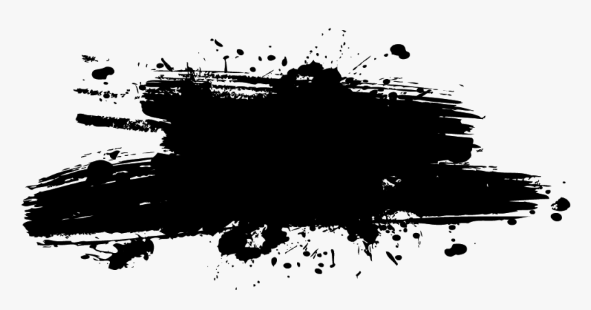 Ink Splash Png , Png Download - Black Paint Splash Png, Transparent Png, Free Download