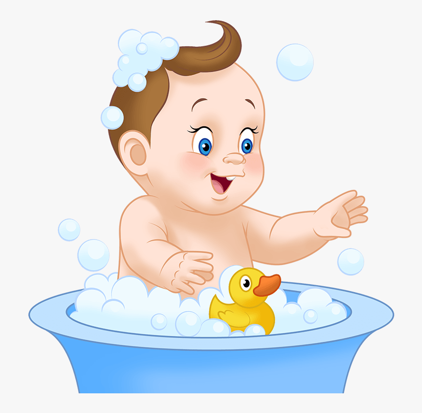 Bath Drawing Baby Tub - Bath Clipart Png, Transparent Png, Free Download