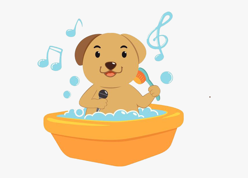 singing dog cartoon