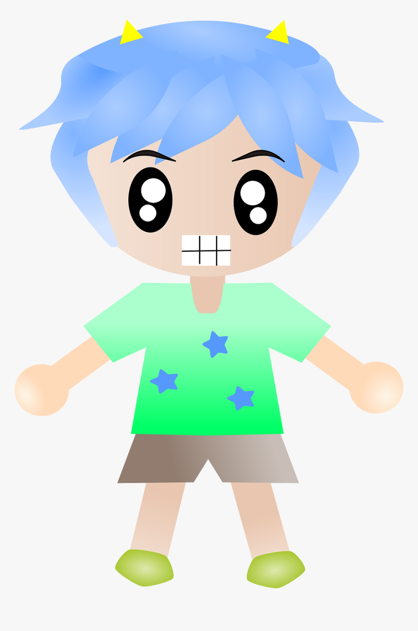 Angry Teenager Cartoon Png, Transparent Png, Free Download