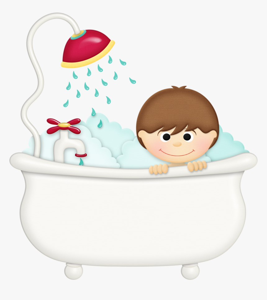 Bath Drawing Baby Tub - Bath Time Clipart, HD Png Download, Free Download