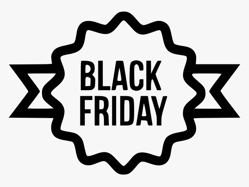 Black Friday - Black Friday Icon Png, Transparent Png, Free Download