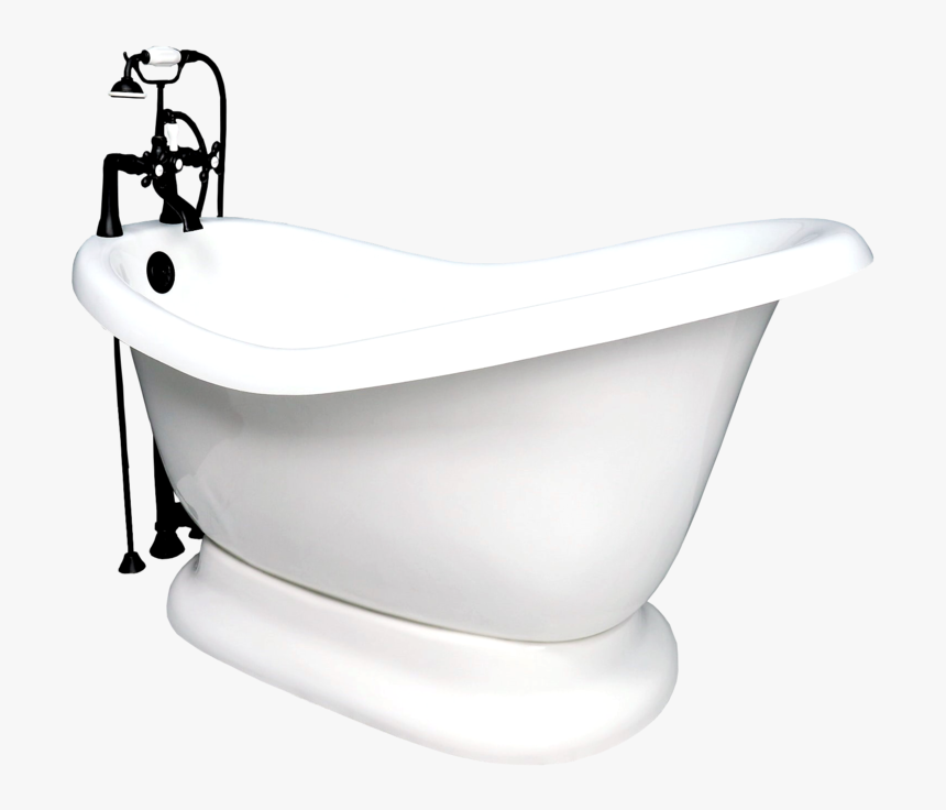 Pedestal Slipper Bathtub Bathtub - Bathtub, HD Png Download, Free Download
