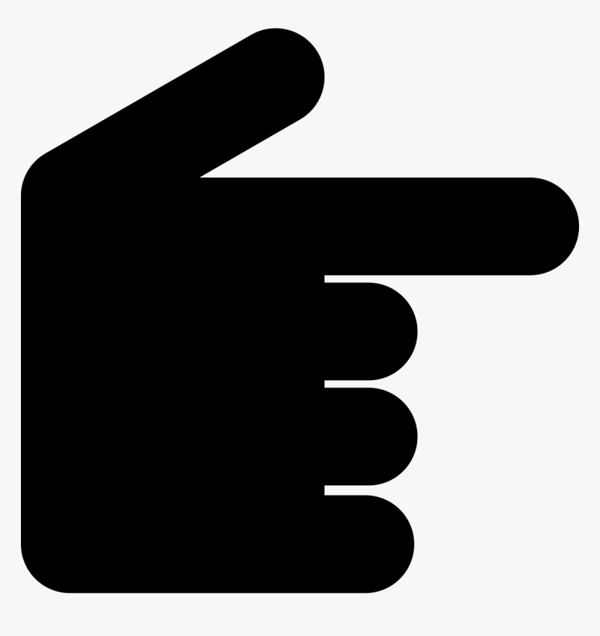 Hand Pointing Right - Icone Mão Apontando, HD Png Download, Free Download