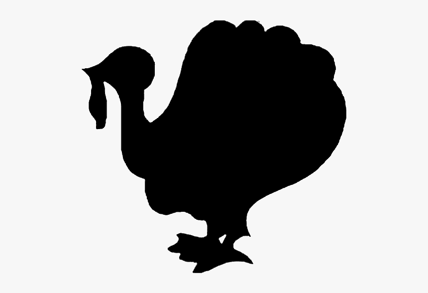 Black Friday Thanksgiving Black Turkey Jack"s Tap Silhouette - Silhouette Turkey, HD Png Download, Free Download