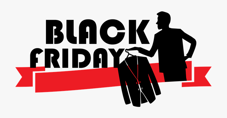 Black Friday, Discount, Action, Shop, Man, Purchases - Graphic Design, HD Png Download, Free Download