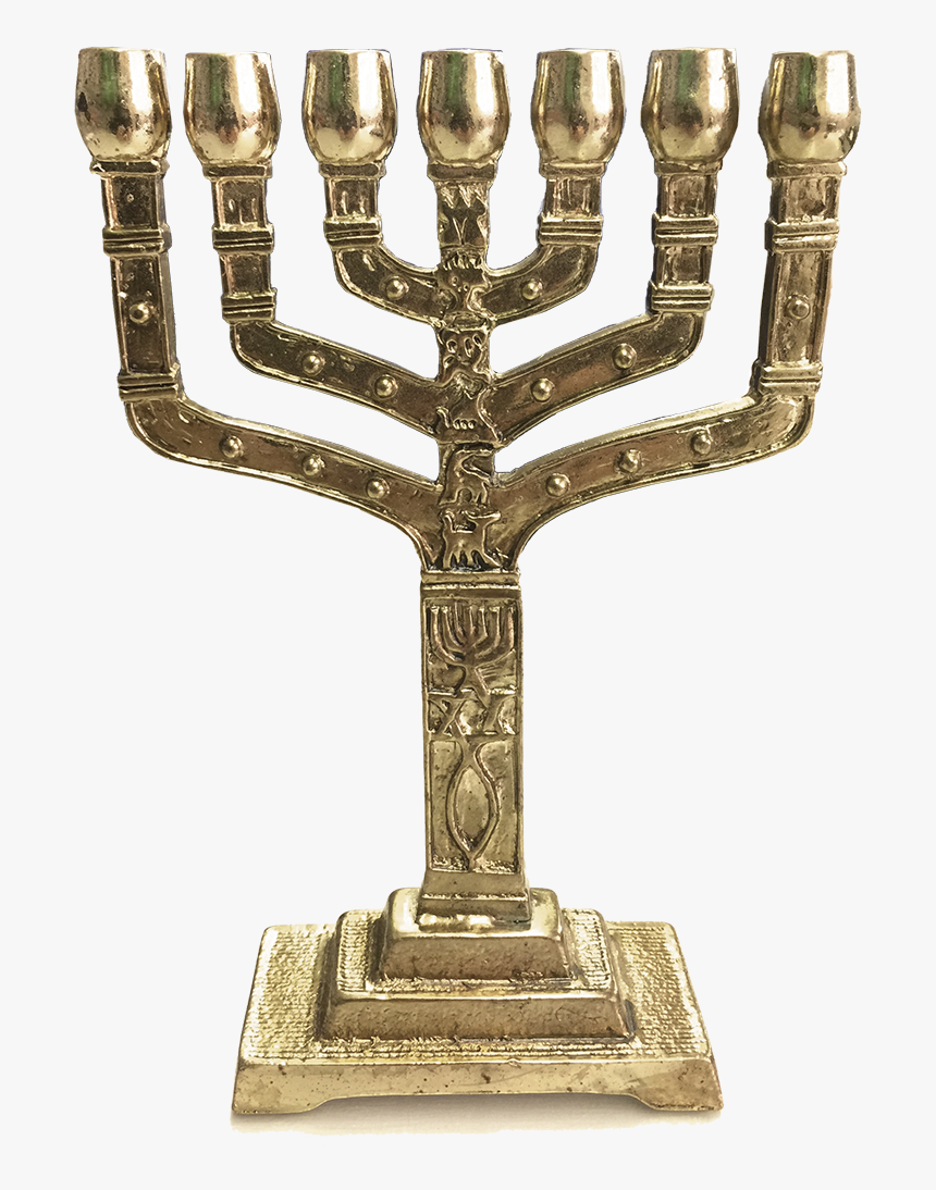 7 Branch Brass Menorah - Feast Of Yahuah, HD Png Download, Free Download