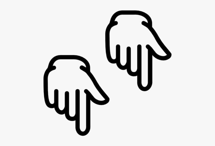 Hand Pointing Down Png Transparent Images - Hand, Png Download, Free Download