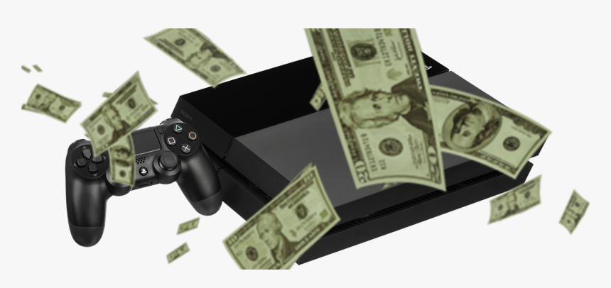 Ps4 Money Rain - Video Console Transparent, HD Png Download, Free Download