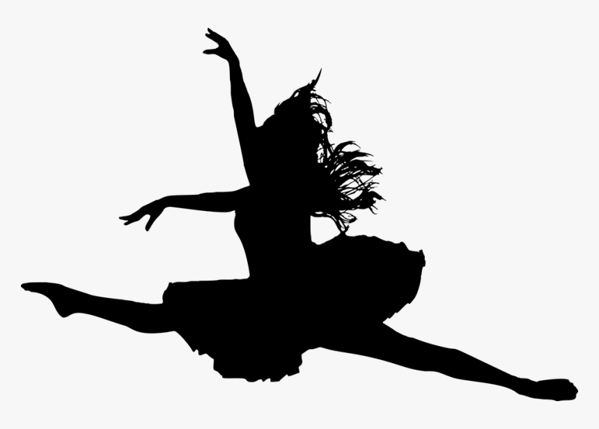 54006 - Transparent Background Ballet Dancer Silhouette Png, Png Download, Free Download