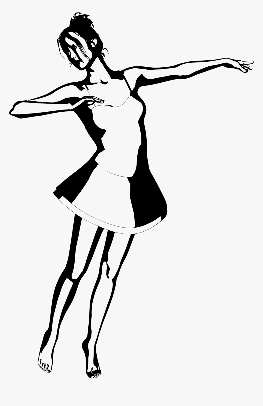 Female Dancer Clip Arts - Ballerina Ballet Dancer Drawing, HD Png Download, Free Download