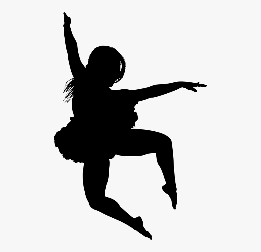 Ballet Dancer,dance,modern Dance - Silhouette, HD Png Download, Free Download