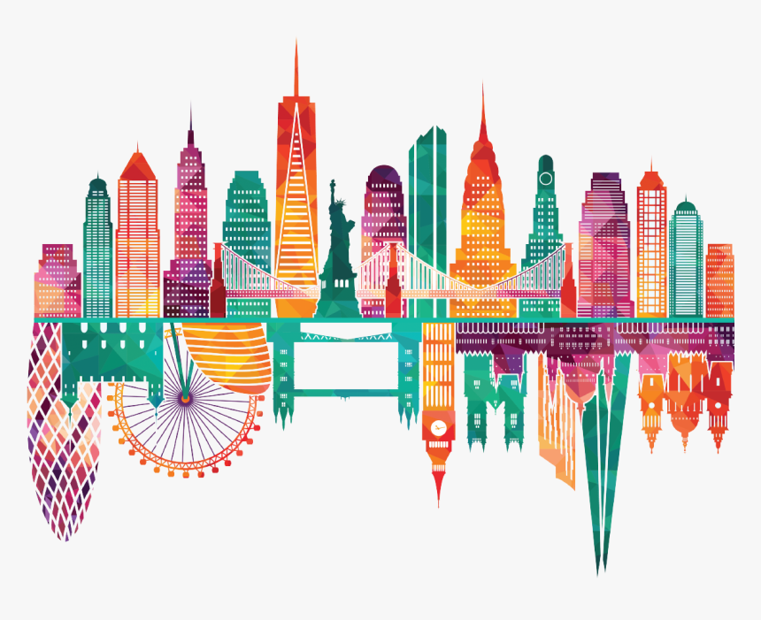 New York City Skyline Png, Transparent Png, Free Download