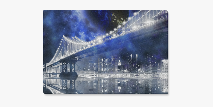 New New York City Canvas Print 18"x12" - Painting, HD Png Download, Free Download