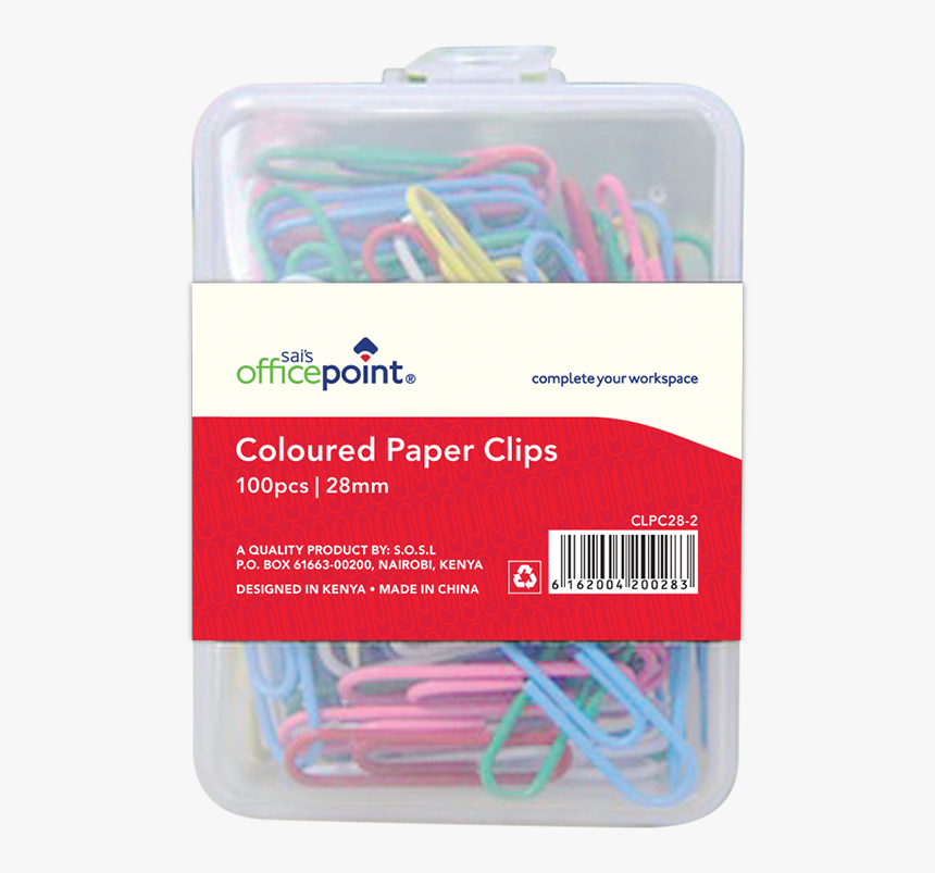 Color Paper Clips 100pcs, HD Png Download, Free Download