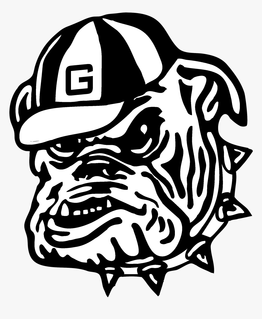 Georgia Bulldog Drawing Bulldogs Transparent Clipart - Transparent Georgia Bulldog Png, Png Download, Free Download