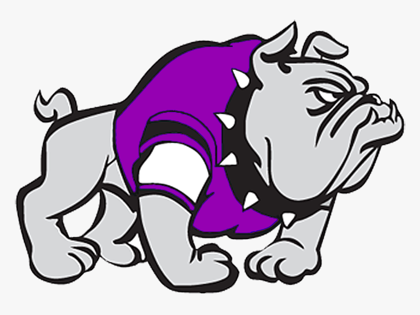 Bulldog Clipart Purple - Heath Bulldogs, HD Png Download, Free Download