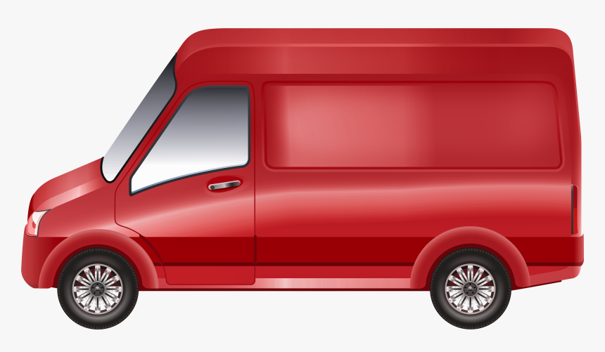 Red Van Png Clip Art - Van Clipart, Transparent Png, Free Download