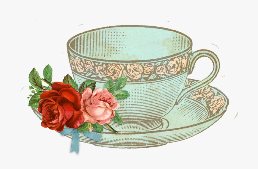 Transparent Vintage Tea Cup Png - Vintage Tea Cup Png, Png Download, Free Download