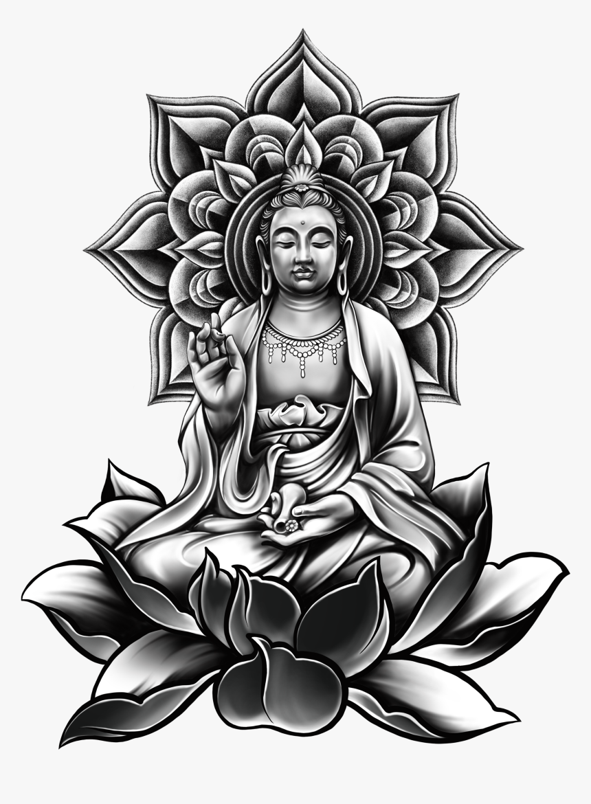 Buddha - Buddha Tattoo Transparent, HD Png Download, Free Download