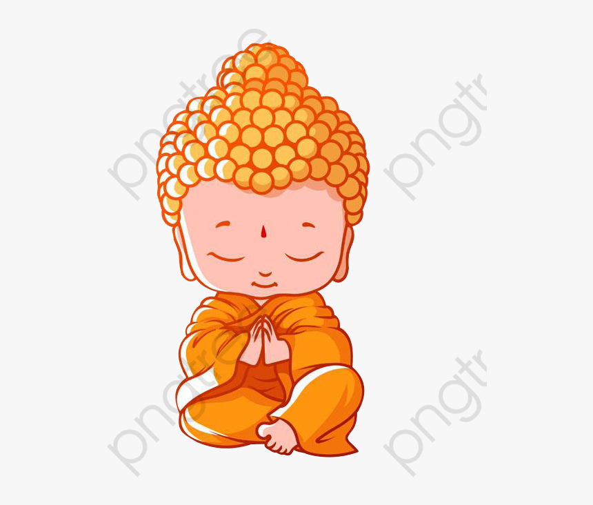 Buddha Cartoon Images - Baby Buddha Cartoon, HD Png Download, Free Download