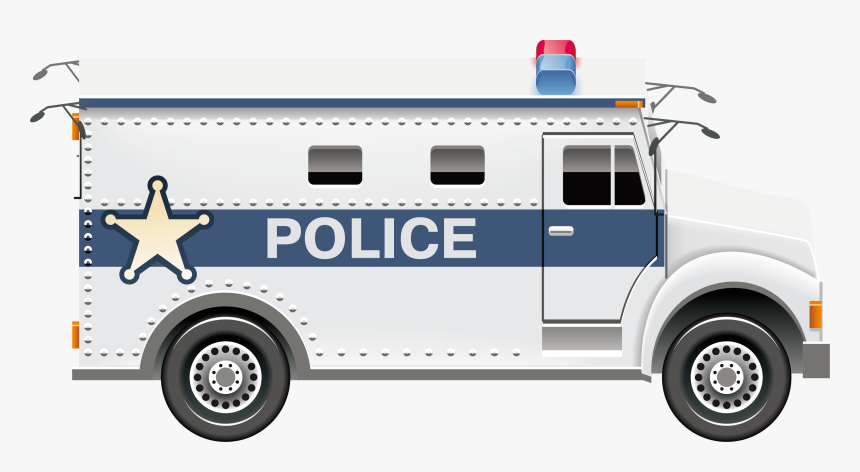 Police Van Cliparts - Clip Art Police Van, HD Png Download, Free Download