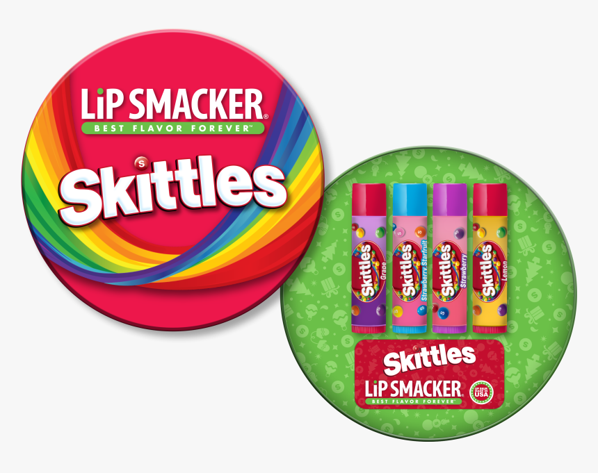 Tin Collection - Skittles - Lip Smacker Skittles, HD Png Download, Free Download