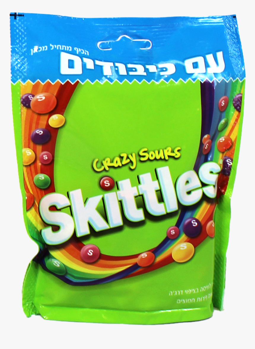Skittles Crazy Sours Large - Bag, HD Png Download, Free Download