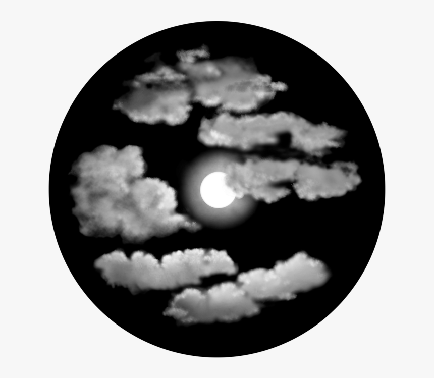 Night Sky Night Clipart Black And White, HD Png Download, Free Download