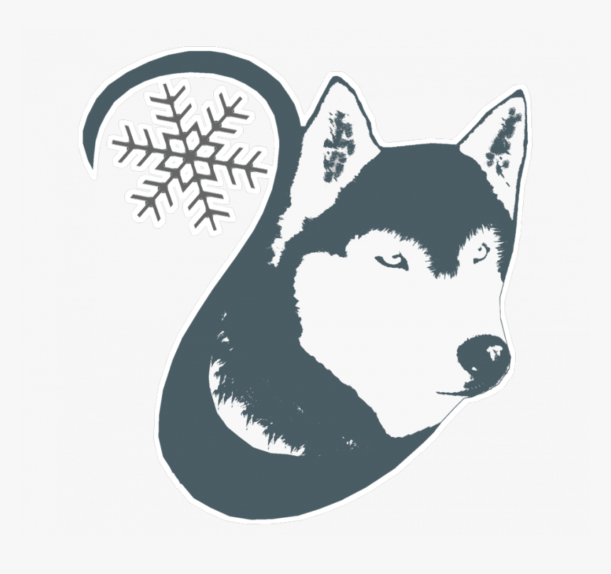 Le Husky Des Neiges Logo - Miniature Siberian Husky, HD Png Download, Free Download