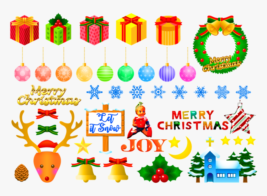 Christmas Elf On A Shelf Holly Reindeer Presents クリスマス 飾り イラスト 無料 Hd Png Download Kindpng