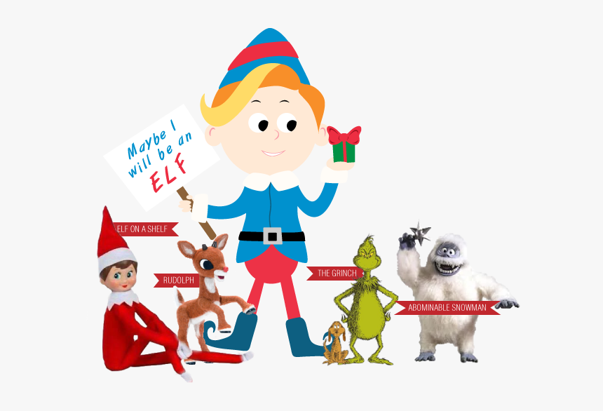 Fun With Elf On A Shelf - Abominable Snowman, HD Png Download, Free Download