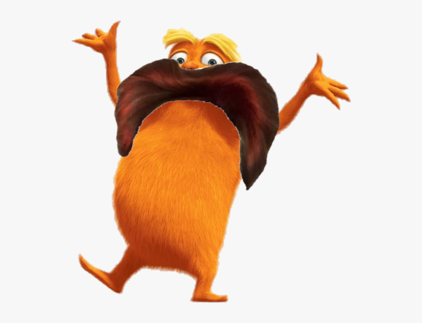 #lorax #weirdmoustache #wtfhaveidone #freetoedit - Lorax With White Background, HD Png Download, Free Download