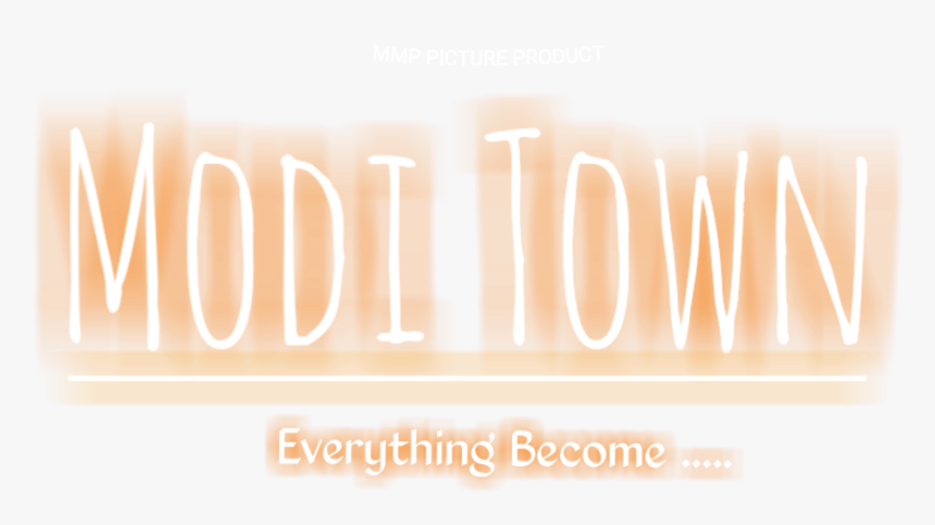 Modi Town Text Png, Modi Text, Modi Text For Editing, - Orange, Transparent Png, Free Download