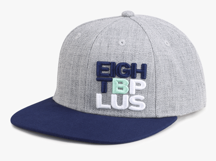 Snapback Eightbplus Grey Navy - Snapback Caps, HD Png Download, Free Download