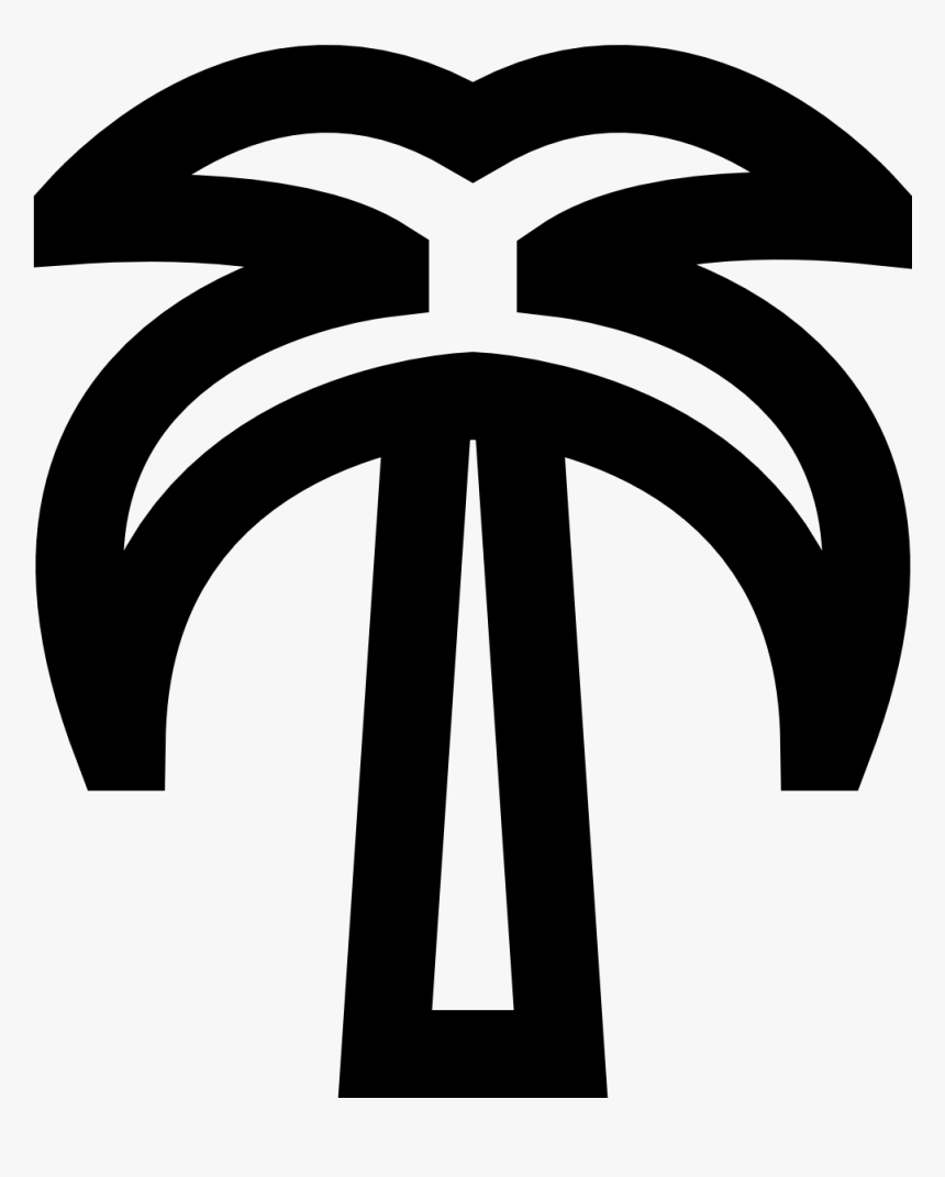 Palm Tree Icon - Oil Palm Tree Symbol, HD Png Download, Free Download