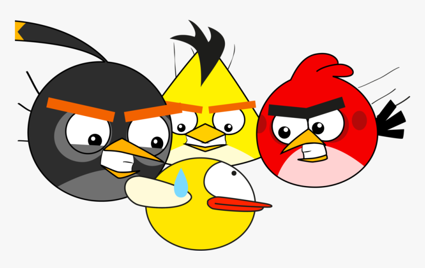 Drawn Randome Angry Bird - Angry Bird Pictures Drawing, HD Png Download, Free Download