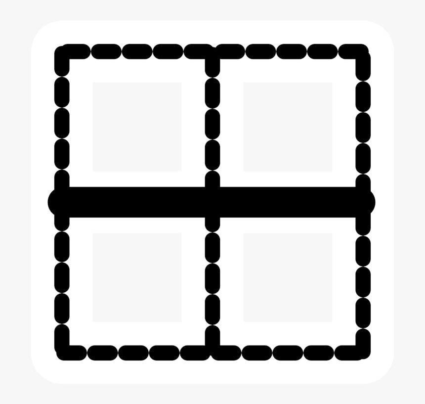 Square,line,photographic Film - Clip Art, HD Png Download, Free Download