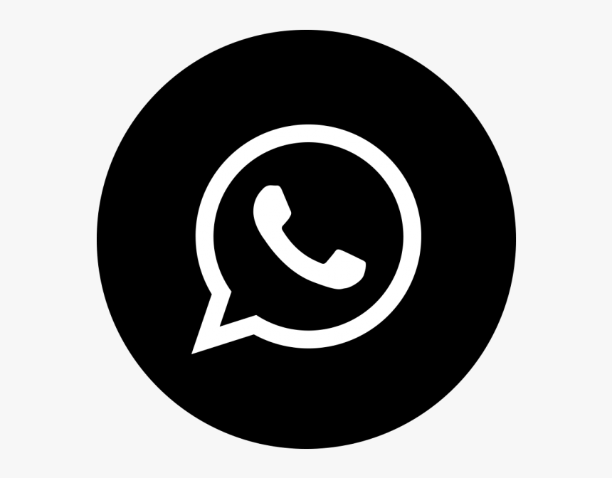 Whatsapp Icono Negro - Whatsapp Icon Vector Png, Transparent Png, Free Download