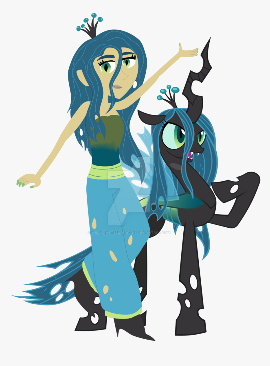 Wild Kratts Clip Art Medium Size - Queen Chrysalis My Little Pony Villains, HD Png Download, Free Download