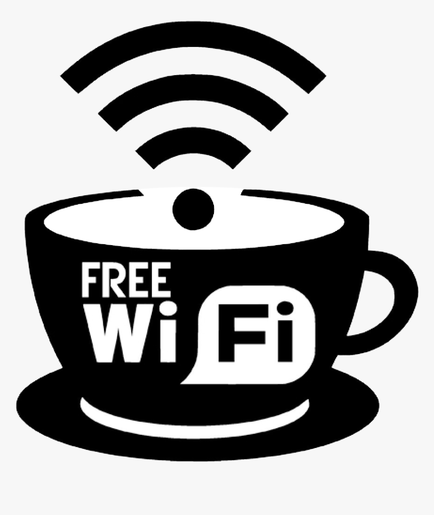 Wi Fi Icon Png Free Background - Coffee Free Wifi, Transparent Png, Free Download