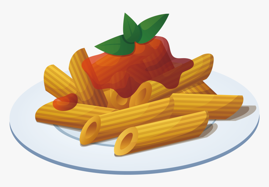 Picture Freeuse Library Italian Cuisine Pizza Tomato - Penne Pasta Cartoon, HD Png Download, Free Download